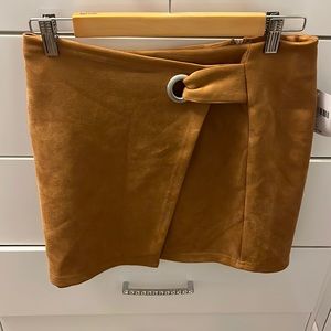 NWT suede skirt